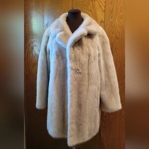 Vintage Champagne Natural Mink Fur Jacket